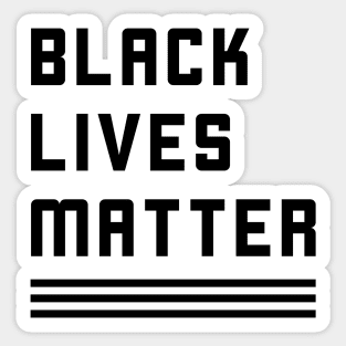 Black Lives Matter (Black) Sticker